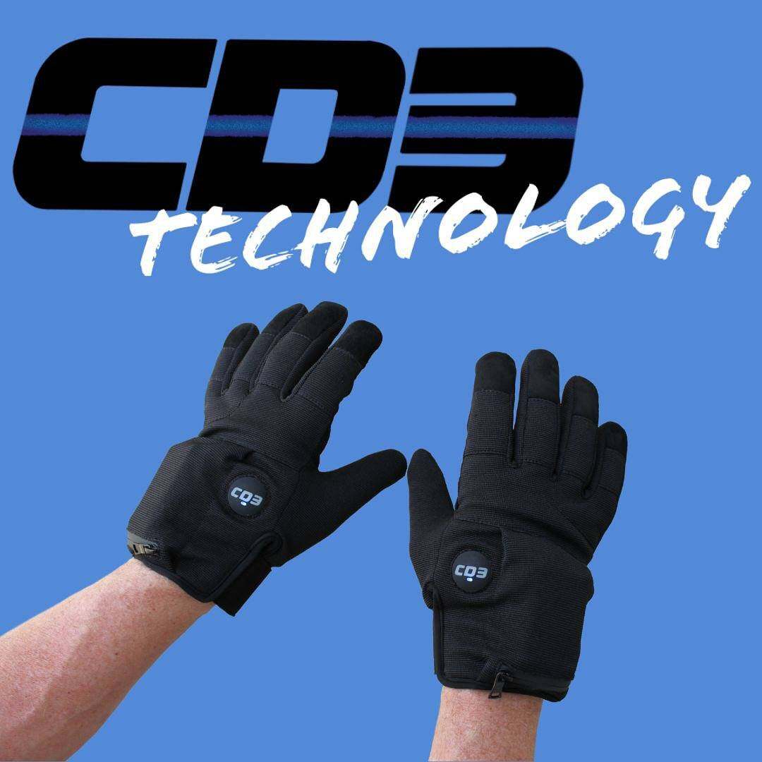 Multifunctional electric gloves, a winter essential. They can be used for self-defense and for heating.