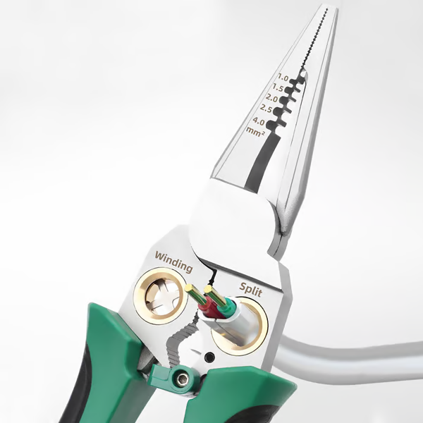 9-in-1 Wire Strippers with Electrical Tester