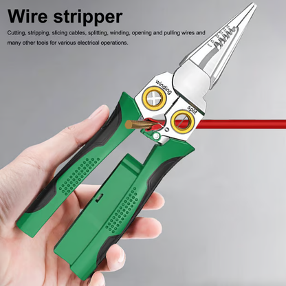 9-in-1 Wire Strippers with Electrical Tester