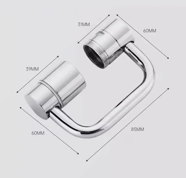 🚰Universal sink faucet✨1440° Rotatable Faucet Aerator Extension