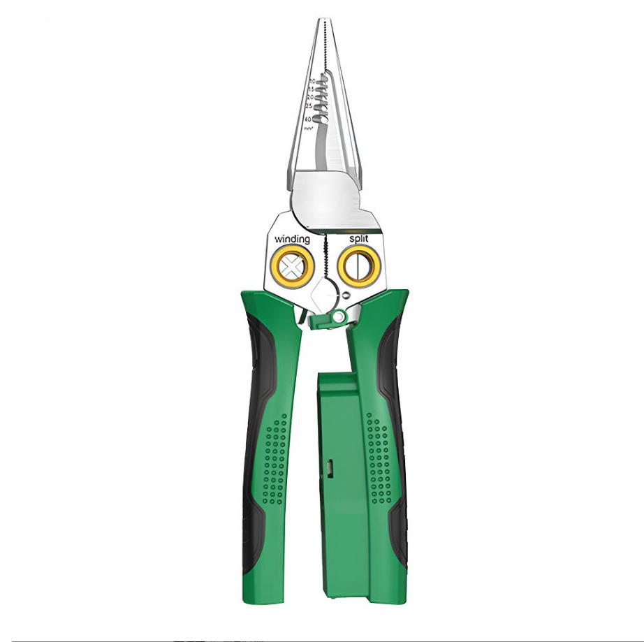 9-in-1 Wire Strippers with Electrical Tester