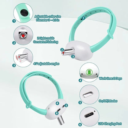 Automatic Pet Laser Collar – A smart, interactive, hands-free laser toy that keeps your pet active