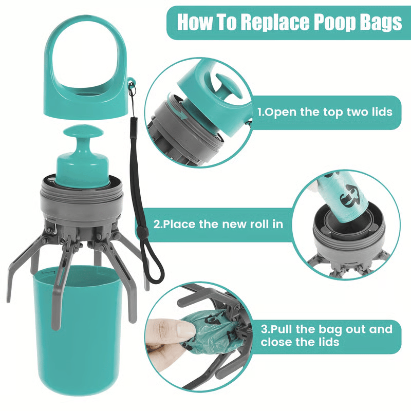 🎁SELLING FAST! 🐕 70K+ SOLD -Portable Poop Scooper with Bags