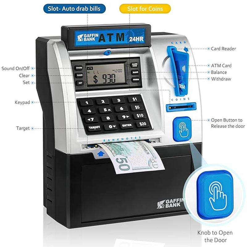 Electronic ATM Bank Money Saving Box