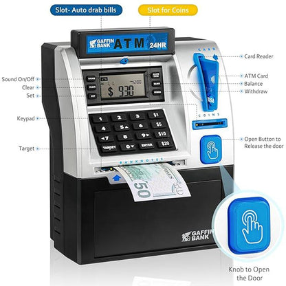 Electronic ATM Bank Money Saving Box