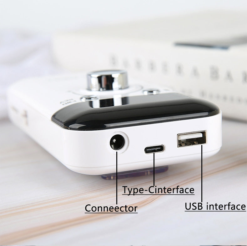 Portable Nail Polisher and Remover - 45000 RPM High-Speed Rechargeable Manicure Machine for Professional Nail Salons