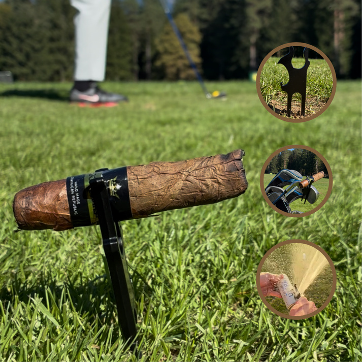 🔥Last Day: 50% Off! 🔥 3-in-1 Golf Cigar Holder Tool