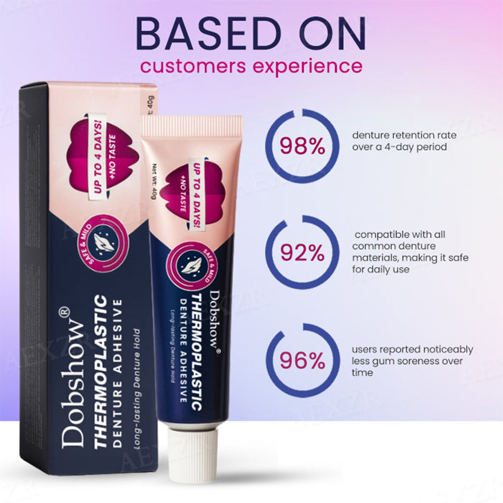 Thermoplastic Denture Adhesive ⏳ Durable Denture Retention