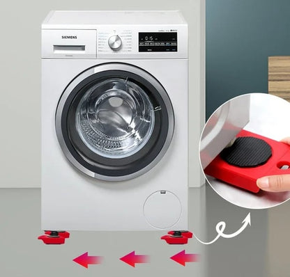 Moving Tools Set with Adjustable Height 360° Rotating Wheels