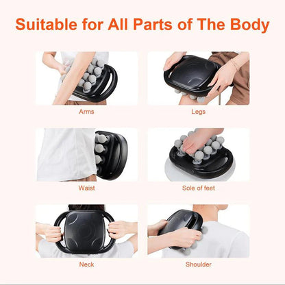 Multi-functional body massager – 8 or 16 massage heads for neck, shoulders and back.