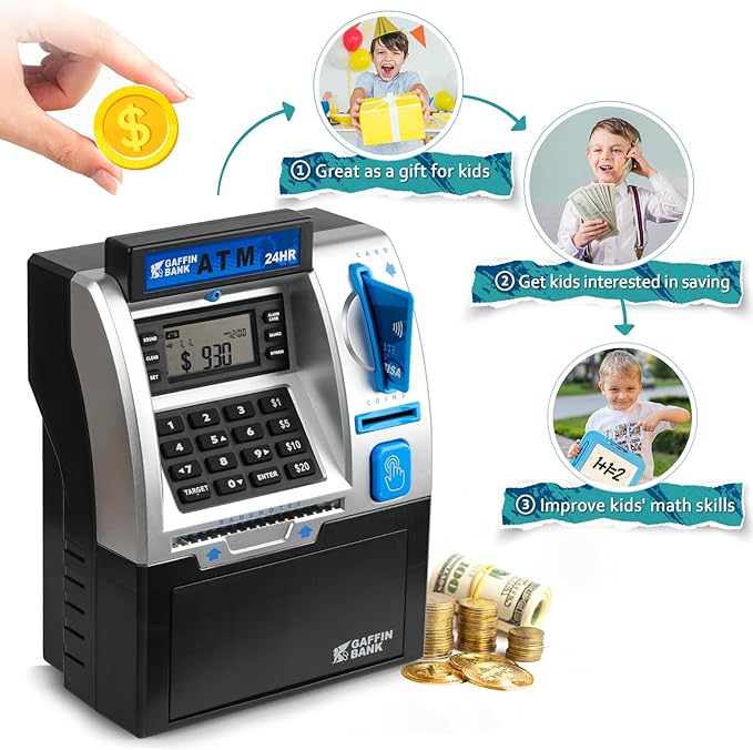 Electronic ATM Bank Money Saving Box