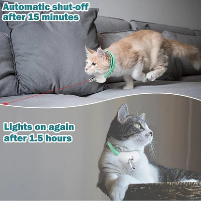 Automatic Pet Laser Collar – A smart, interactive, hands-free laser toy that keeps your pet active