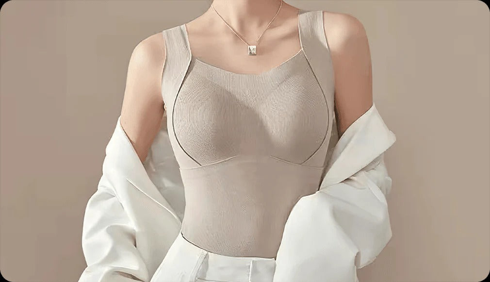🎉Hot Selling Thickened Warm Tank Top with Shelf Bra