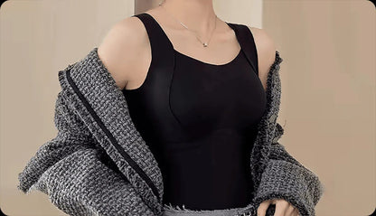 🎉Hot Selling Thickened Warm Tank Top with Shelf Bra