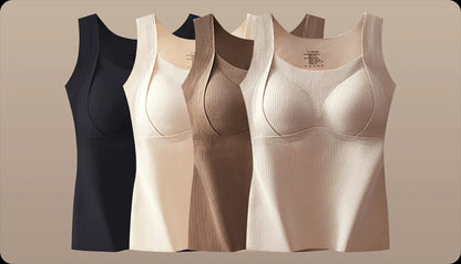 🎉Hot Selling Thickened Warm Tank Top with Shelf Bra