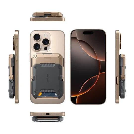 MagFlip Magnetic Wallet with Stand-Black