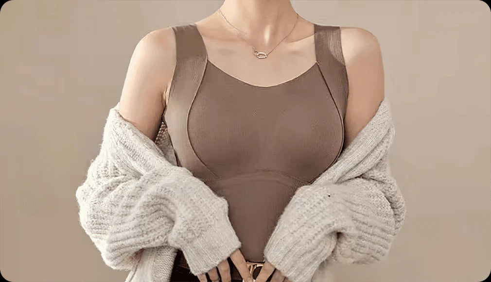 🎉Hot Selling Thickened Warm Tank Top with Shelf Bra